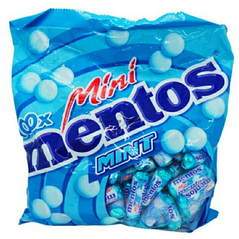 100 Mini Mentos Mint Rolls