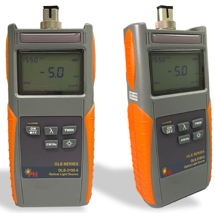 PH OPTICAL LIGHT SOURCE, SM, 1310/1550NM, -5DBM±0.5DB, SC/PC