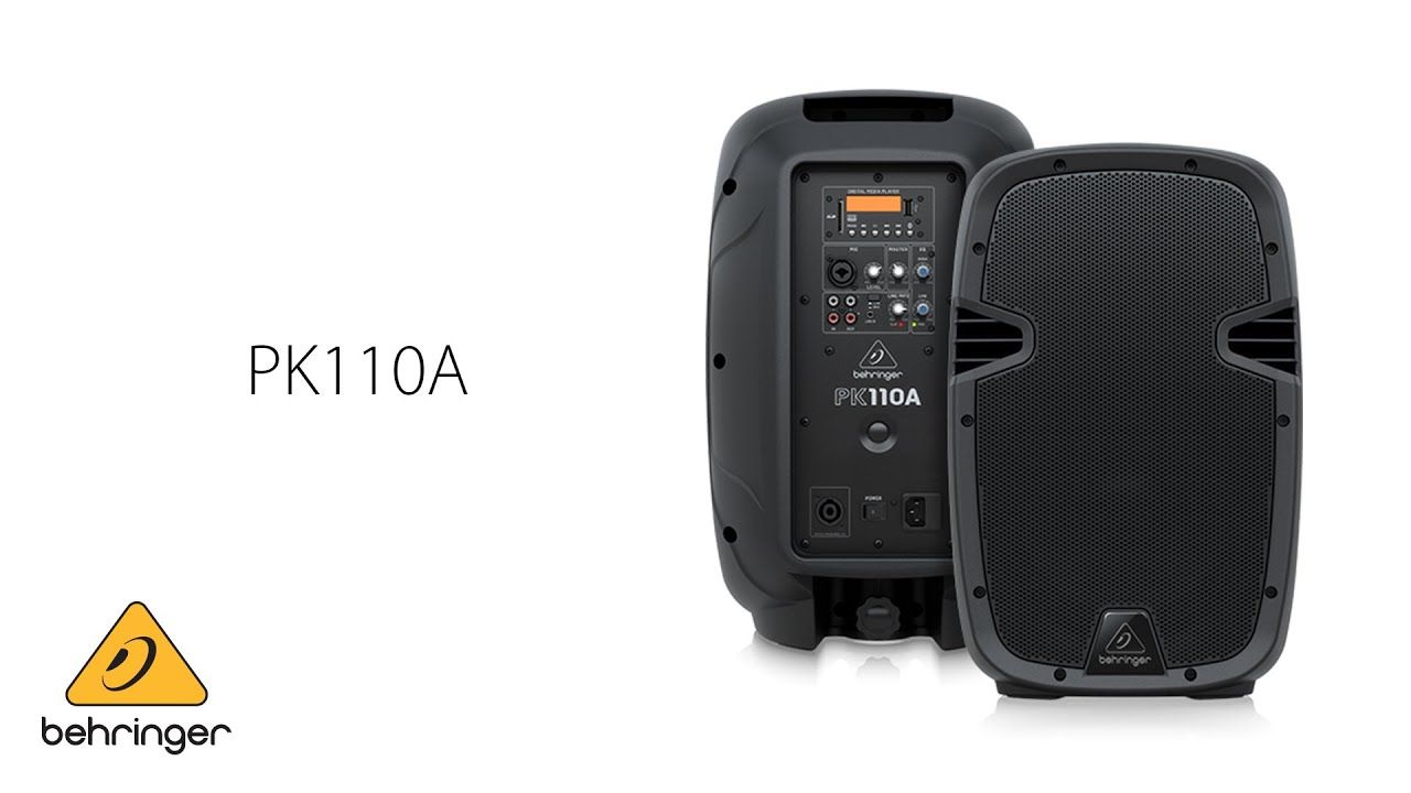 Behringer PK110A Active 350W 10" PA Speaker System with Bluetooth