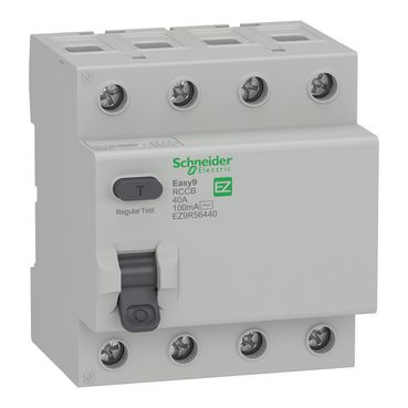SE SETIA ELECTRIC SCHNEIDER ELCB RCB 4 POLE 40A 100mA EZ9R56440