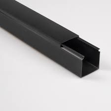 PVC Trunking 25mm x 16mm, 6ft (Black)