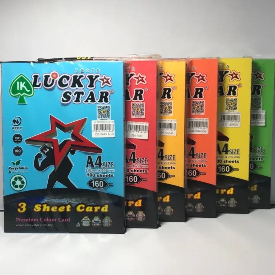 Lucky Star Dark Colour Paper