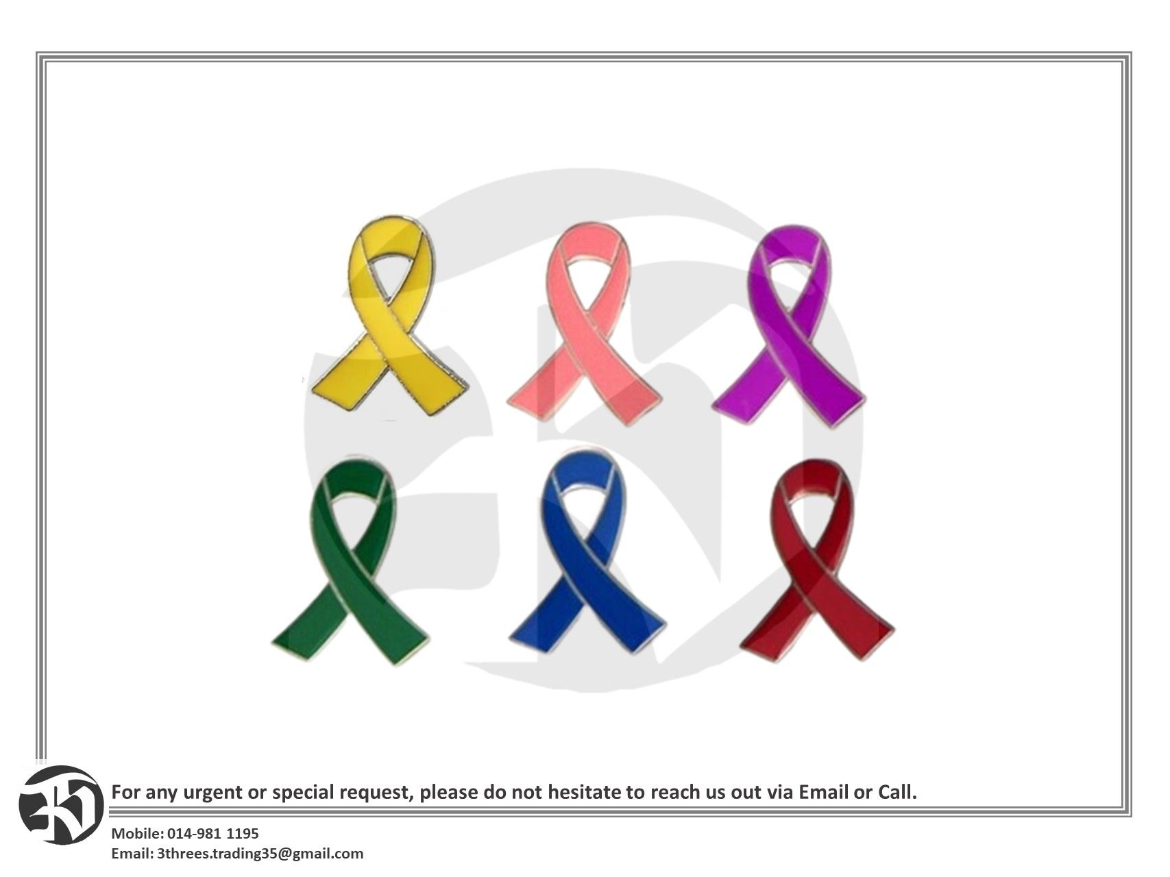 Awareness Ribbon Brooch