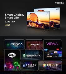 Toshiba 32" 1080P Full HD Direct LED Wi-Fi Smart TV / Television 32V31M