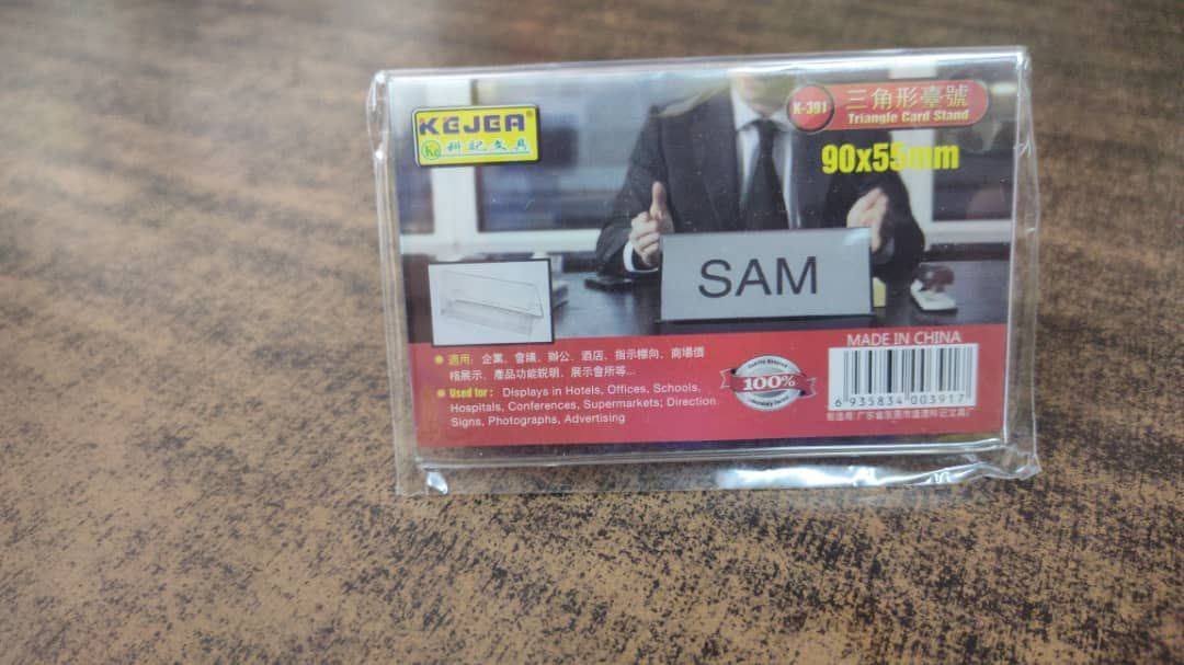 STAND CARD 90 x55mm