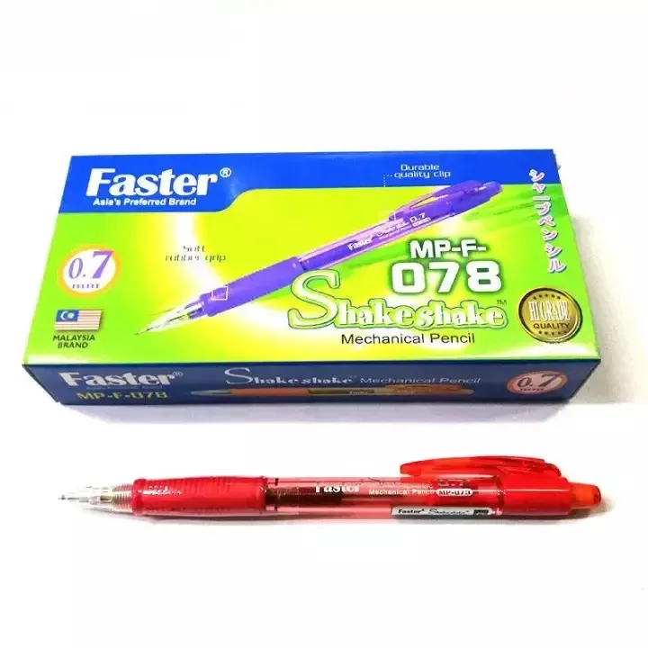 FASTER MECHANICAL PENCIL 0.7MM SHAKESHAKE MP-F-078 12PCS
