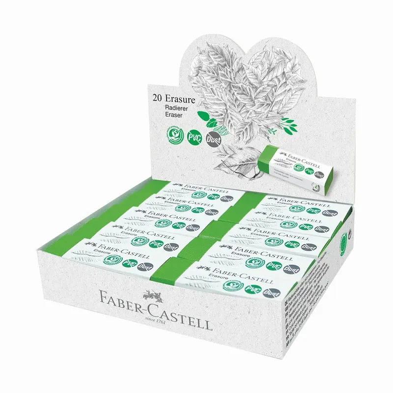 Faber-Castell Erasure PF & DF Size 20 2x card