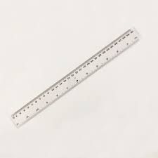 RTSB Half White Plastic Ruler / PEMBARIS 12" / PEMBARIS 6" / 15cm / 20cm / 30cm