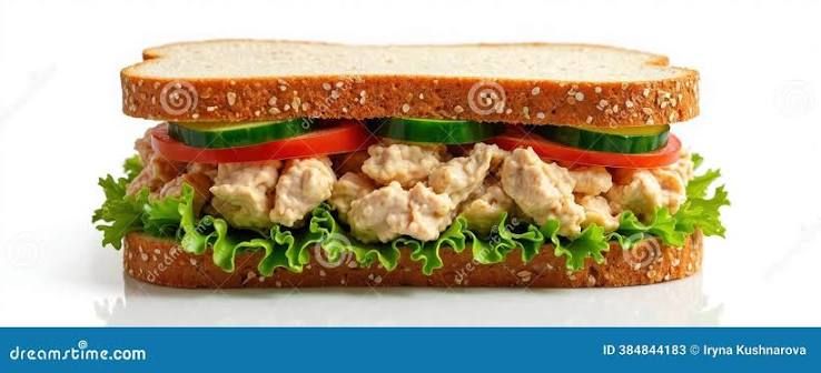 Wholegrain Tuna Wholegrain Sandwich with Cucumber & Tomatoes