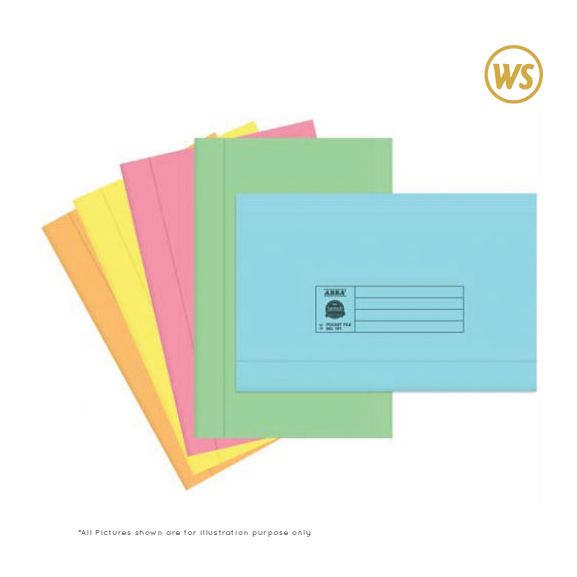 ABBA S103 MANILA POCKET FILE (144'S/CTN) - (Fast delivery & local supllier)