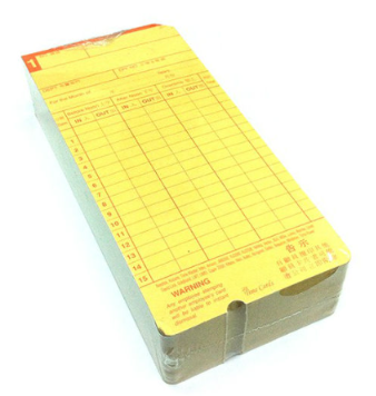 Time Card / Punch Card