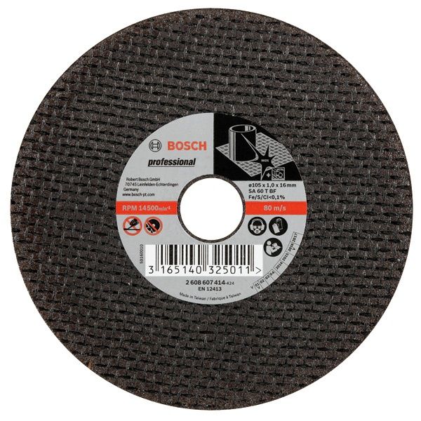 cutting disc 4" Bosch (metal) 1.0mm x 16mm