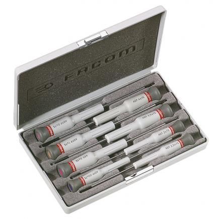 Facom AEF.J3 Precision Slotted Phillips Screwdriver Set