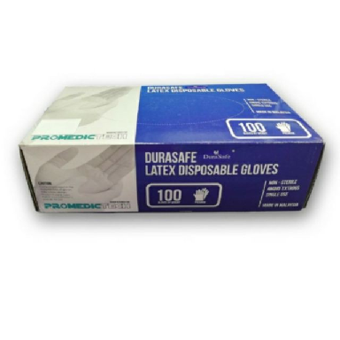Dura Safe Latex Disposable Glove