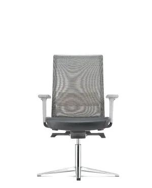 NEXUS SURFACE CONFERENCE/VISITO CHAIR WITH ARM - SF8413L-19D91(GREY ARM REST)