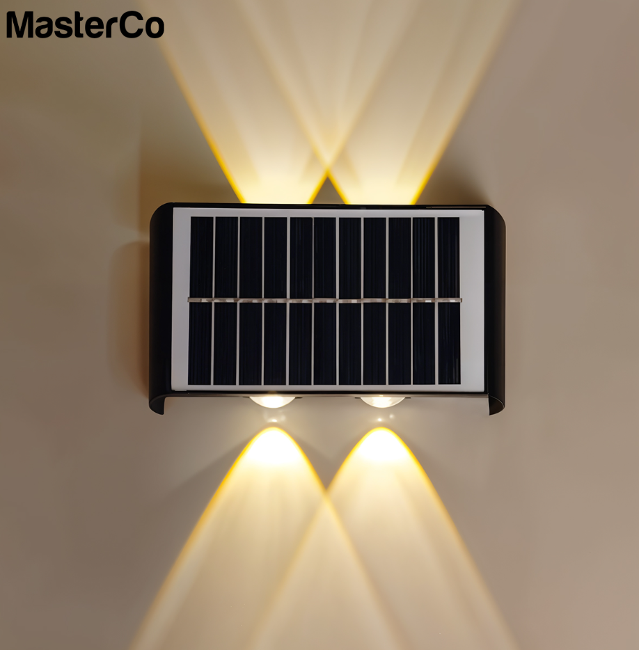 MASTERCO SOLAR RECHARGE LED WALL LIGHT TK-2