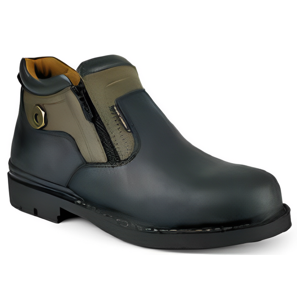 Black Hammer Mid-cut Double Zip - Khaki (UK 11)