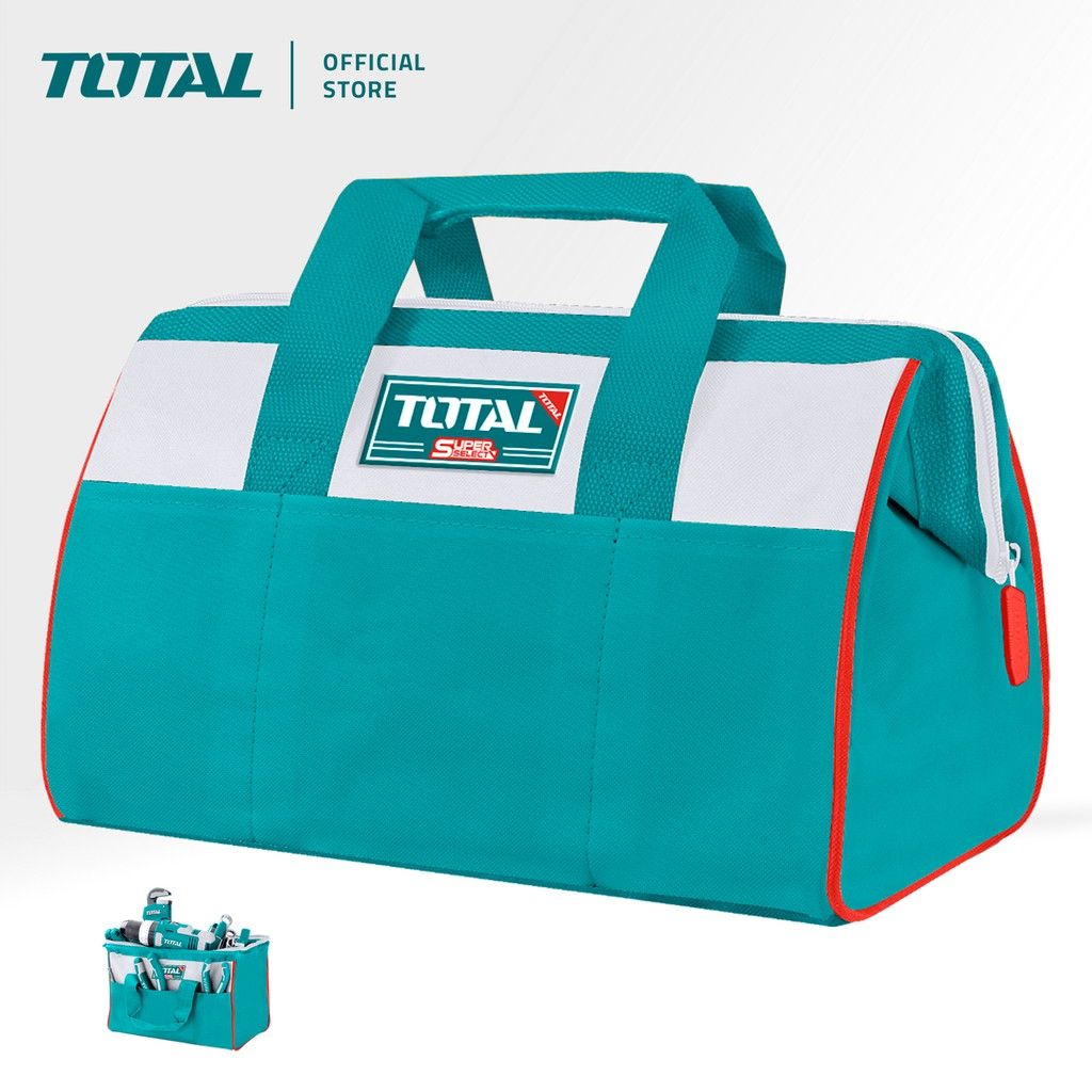 TOTAL TOOLS BAG DESIGNED WITH 6 POCKETS AND 14 POCKETS RESPECTIVELY (13"/16") THT261325/THT261625