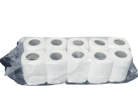Bathroom Toilet Rolls 200s 2 PLY x 12 Pkt x 10 Rolls Virgin Pulp