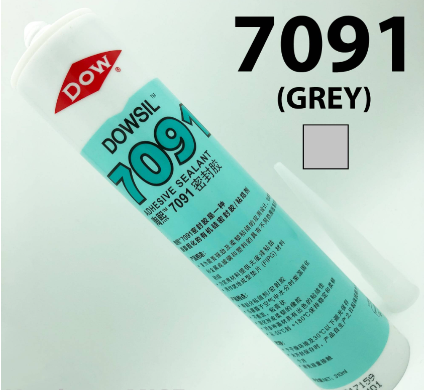 ? DOWSIL 7091 GREY ADHESIVE SEALANT 310ML GRAY COLOR BY DOW CORNING