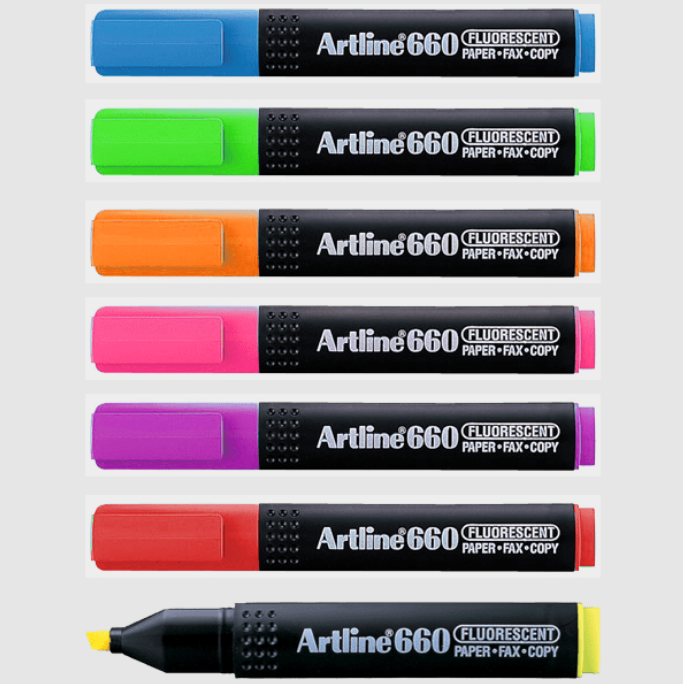 ARTLINE 660 EK-660 HIGHLIGHTER (1.0MM – 4.0MM) (1 PCS ONLY)