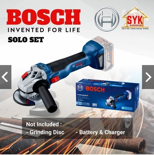 Bosch OCHA Bosch GWS 18V-10 Cordless Angle Grinder