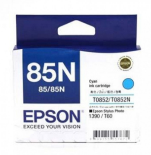 Genuine Malaysia Epson Warranty - EPSON 85N CYAN INK C13T122200