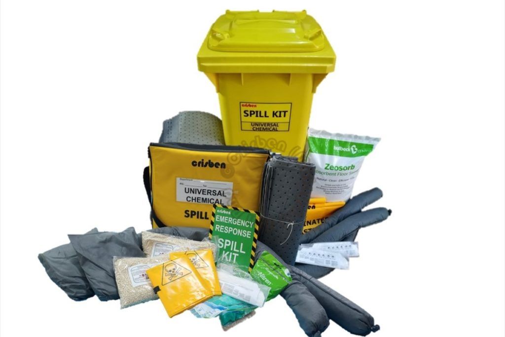 CRISBEN (SKC 120) - 100L Wheeled Bin Chemical Spill Kit