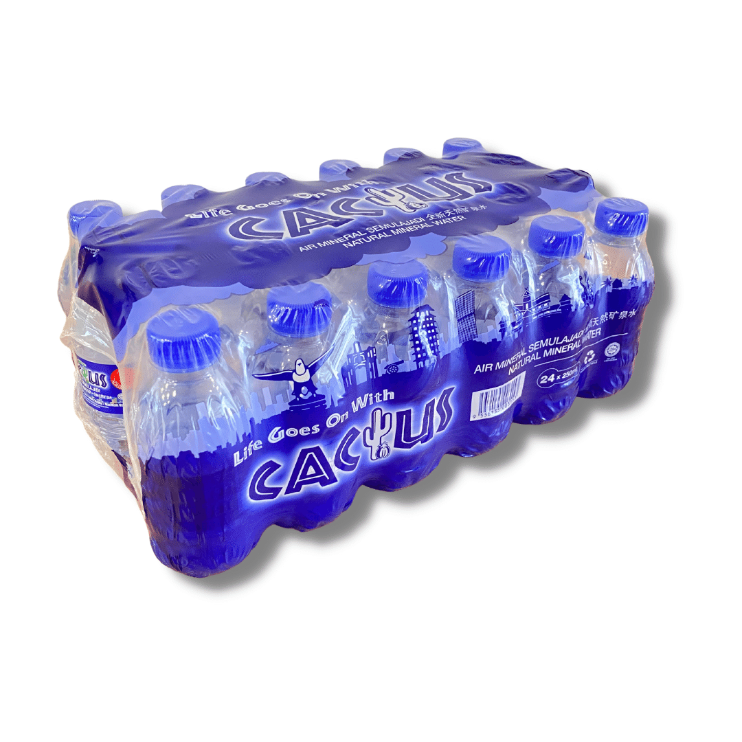 Cactus Natural Mineral Water 24 Bottles x 250ml