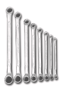 Stanley WR SET BOX END 75DEG 8PC MET