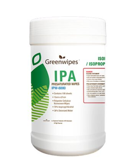IPW-8000 GREENWIPES® IPA ELECTRONIC WIPES