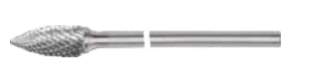 Temo Long Shank Series - 3mm Shank G031303I75 Double Cut Pointed Tree