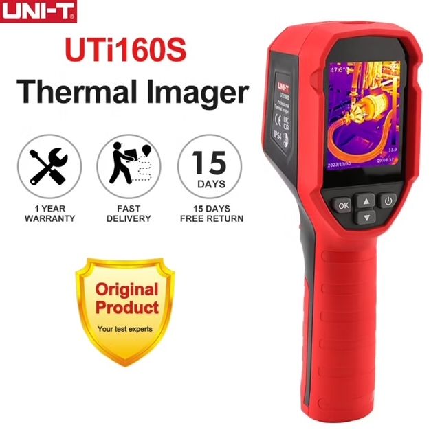 UNI-T Infrared Thermal Imager UTi160S Thermal Camera for Water Leaks Industrial Testing Digital Thermometer -20~550鈩�With Bag