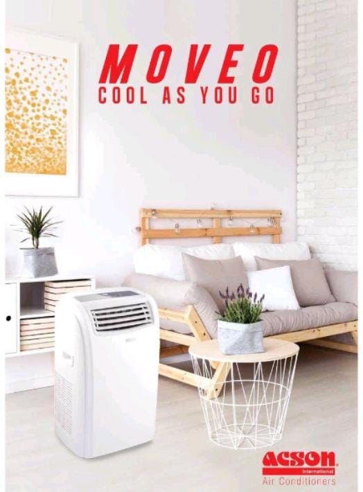 Acson 1.5hp Portable air conditioner Moveo model A5PA15C