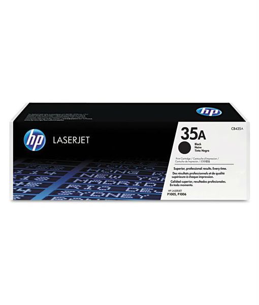 HP 35A Black Original LaserJet Toner Cartridge (CB435A)