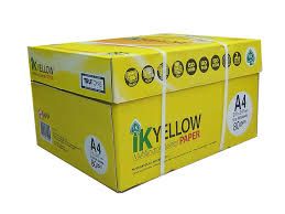 A4 PAPER 80gsm 500s IK YELLOW