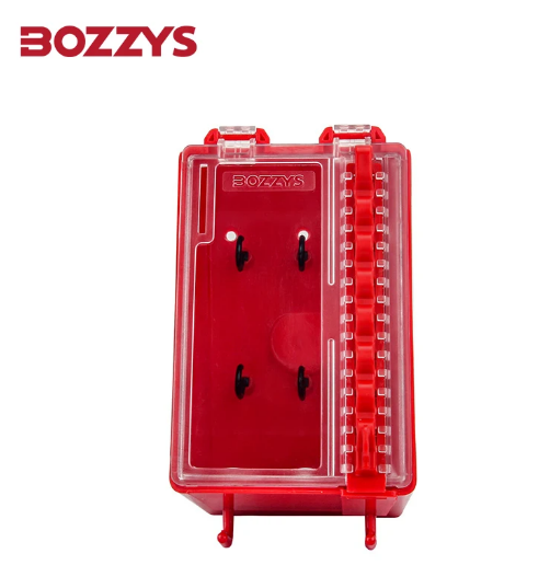 *BOZZYS Safety Mini Wall Lock Box for Visualized Management of Safety Locks Storage