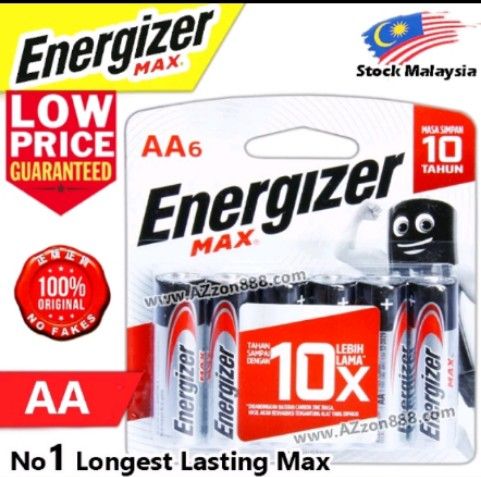 Battery - AA (Energizer) packing: 6pcs/pkt