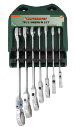 JONNESWAY FLEXIBLE 72 TEETH RATCHETING COMBINATION WRENCH, SIZE: 10MM