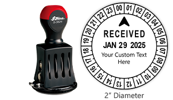 Shiny S-3624 24-Hour Time & Date Stamp Die Plate