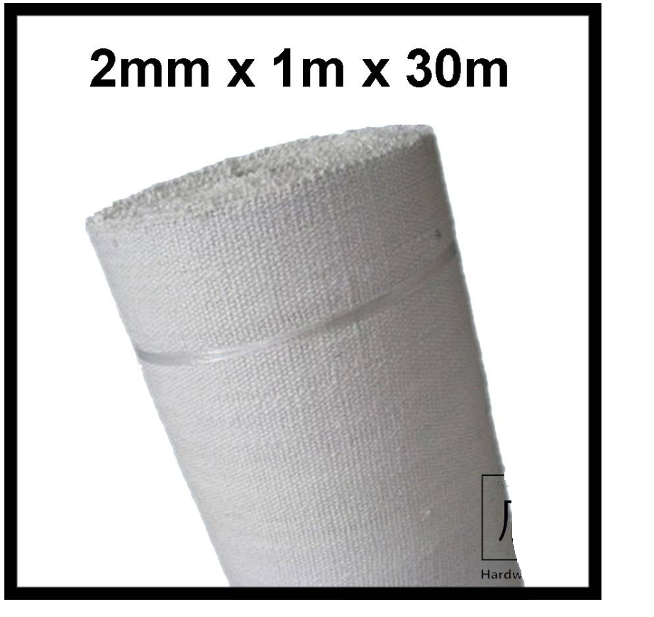 CERAMIC FIBER CLOTH HIGH TEMPERATURE INSULATION WOVEN FIBRE FABRIC CLOTH 2MM X 1M X 30M