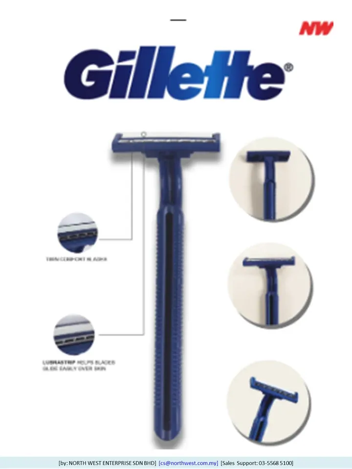 GILLETTE SHAVER (ORIGINAL)/DISPOSABLE RAZOR-10PC/PACK