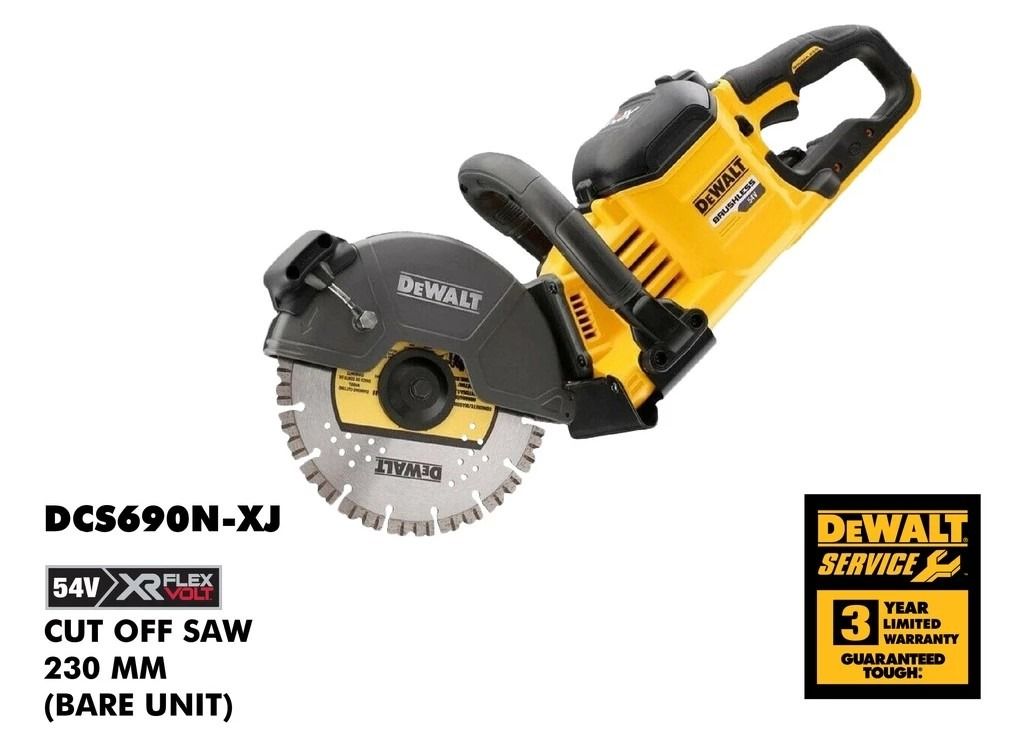 DEWALT DCS690N-XJ 54V 230MM Cut Off Saw - Bare Tool