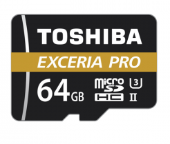 TOSHIBA EXCERIA PRO M501 UHS-II U3 (R270) WITH ADAPTOR