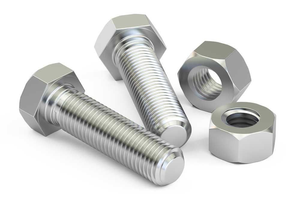 Bolt & Nuts S/Steel 304 M10 x 75mm full thread (under head length 75mm)