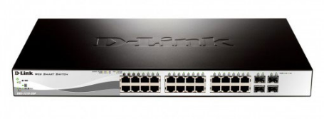 D-LINK GIGABIT 24-PORTS POE + 4 SFP (DGS-1210-28P)