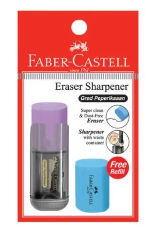 Faber-Castell Eraser Sharpener + 1 Refill (183701)