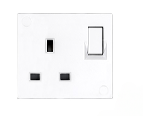 UMS L113 13A 1GANG MINIATURE SWITCH SOCKET OUTLET (FLUSH)