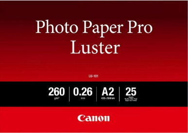 CANON Photo Paper Pro Luster (260g/m虏) LU-101 A2 (25 sheets)