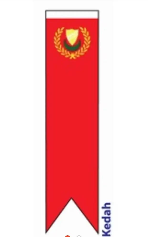Bendera Kedah 2' x 8' (tiang)